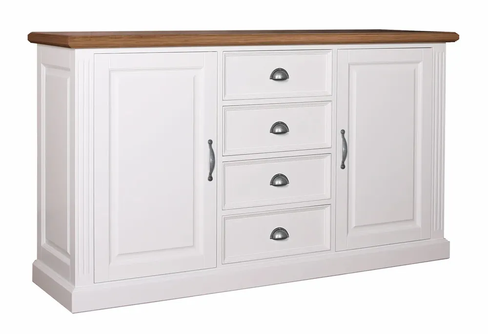 Sideboards - Bahut Chic Oak 2 portes 4 tiroirs - XO INTERIORS