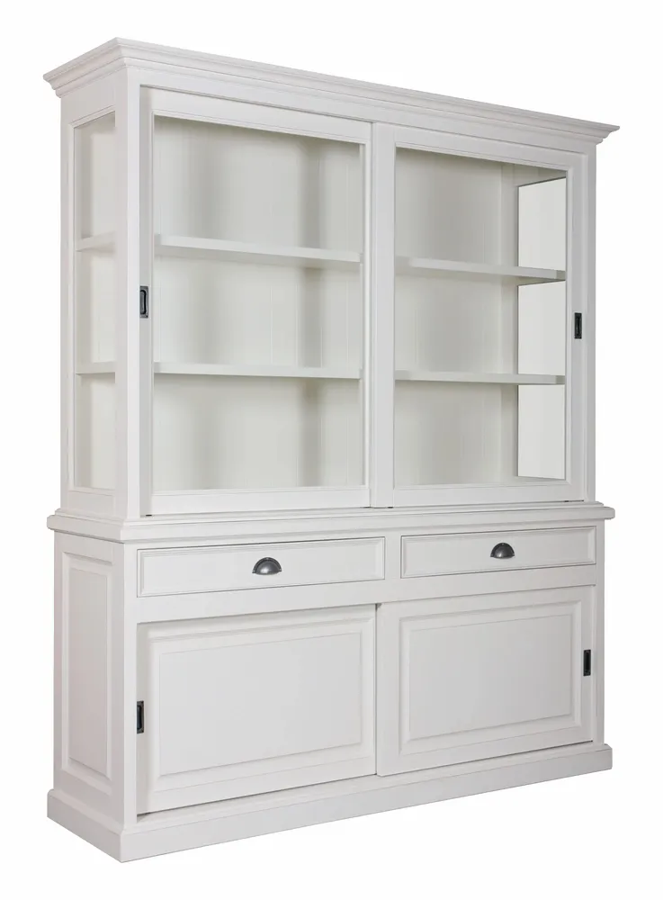 Storage boxes - Vitrine Eyeglass 2x2 doors 2 drawers - XO INTERIORS