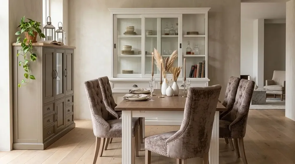 Storage boxes - Vitrine Eyeglass 2x2 doors 2 drawers - XO INTERIORS