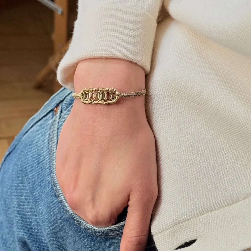 Bijoux - Bracelet tourmaline serties-Padma - SOPHIE DESCHAMPS BIJOUX