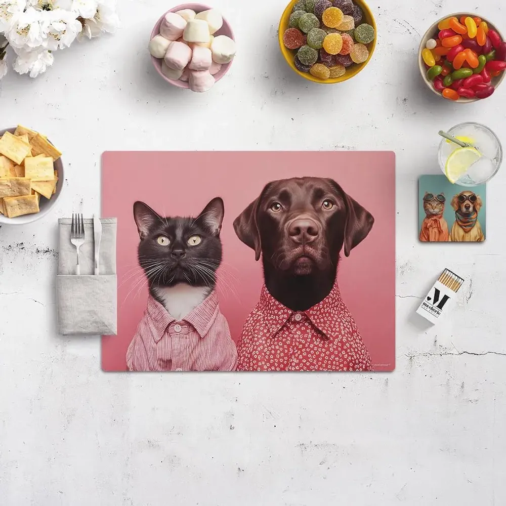 Sets de table - Set de table Pecan & Noisette - MA CHÉRIE MON AMOUR