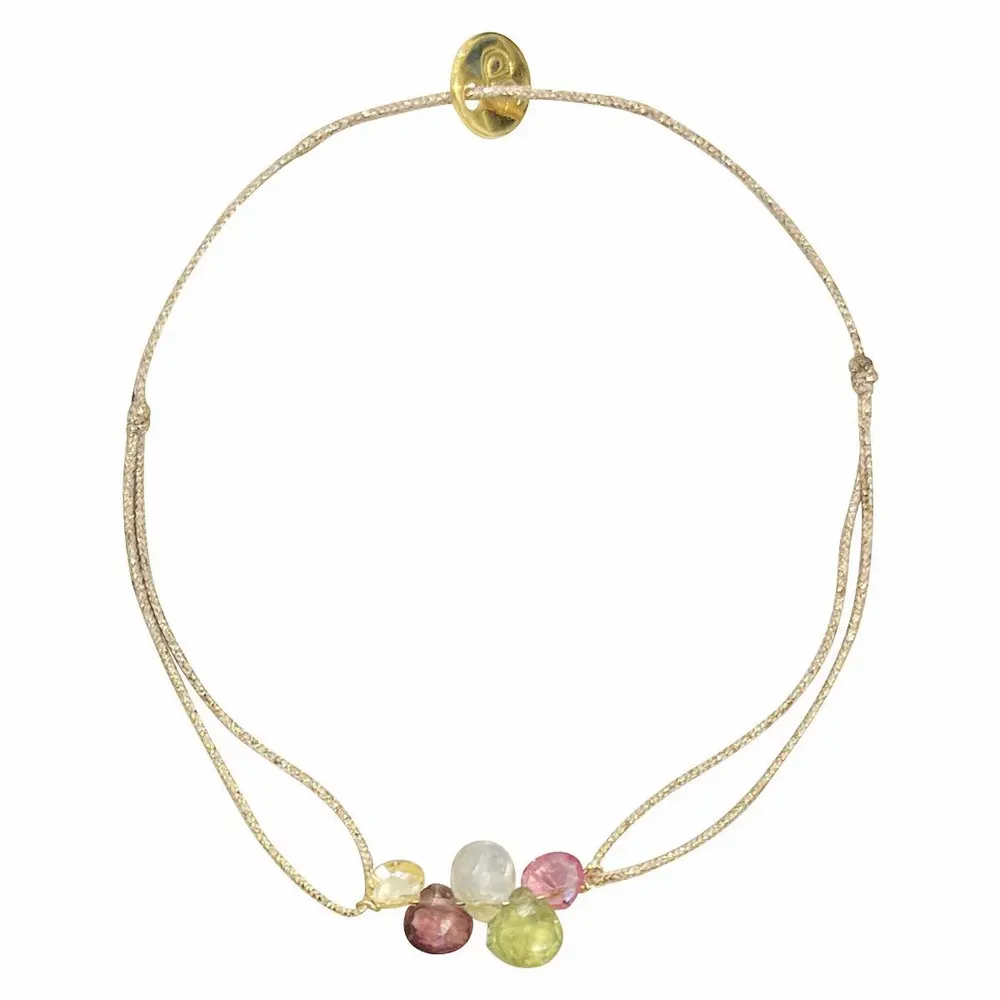 Bijoux - Bracelet saphir gouttes  - Isalia - SOPHIE DESCHAMPS BIJOUX