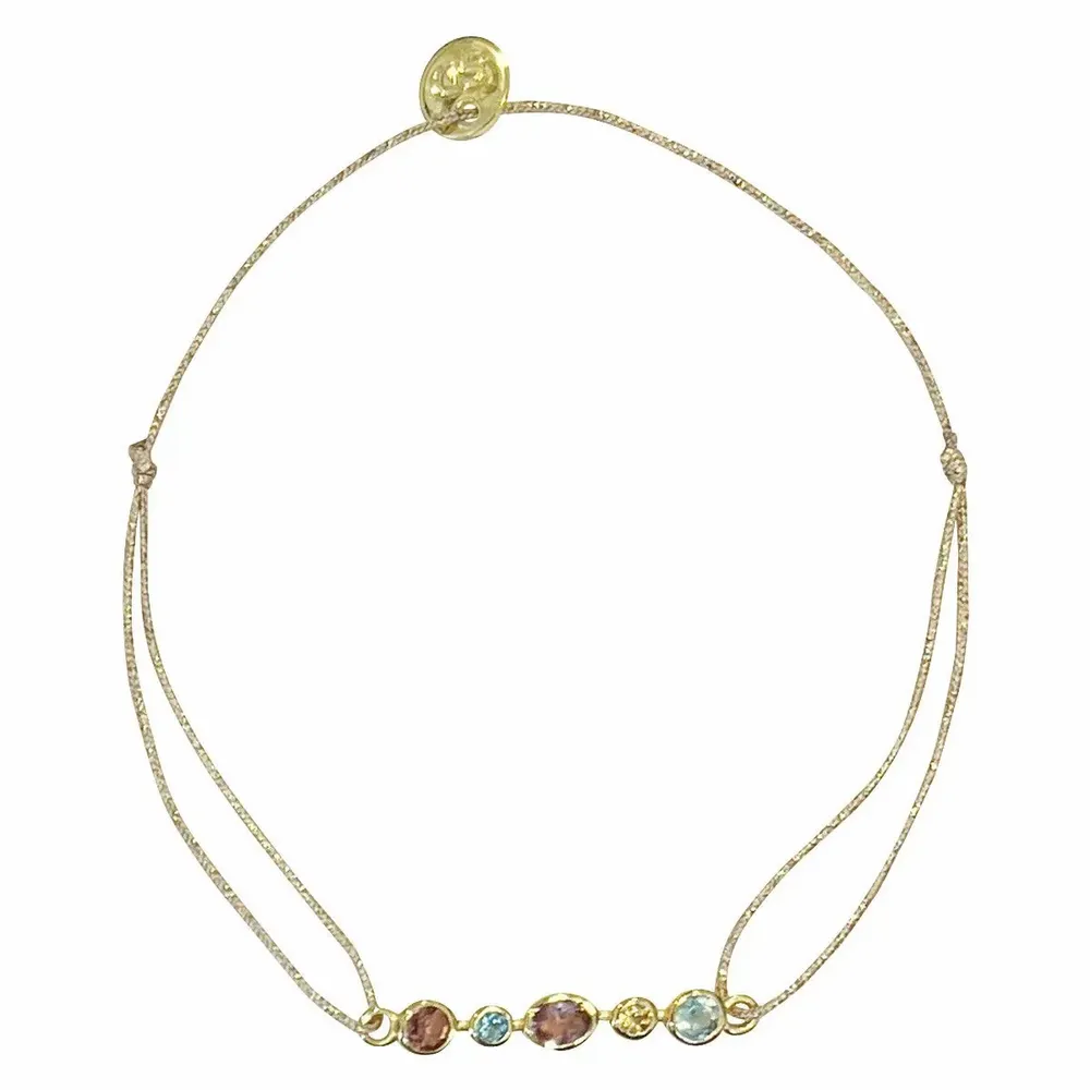 Bijoux - Bracelet tourmalines serties- Rambagh - SOPHIE DESCHAMPS BIJOUX