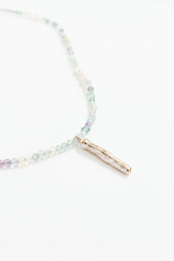 Bijoux - Collier en Perles de Pluorite - CÂPÂ JEWERLY