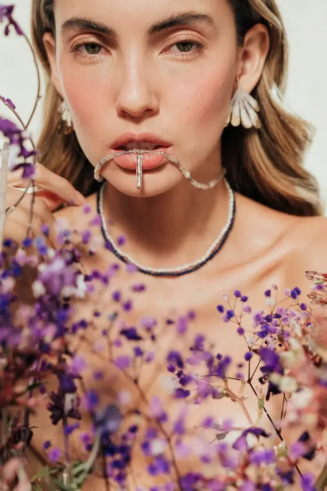 Bijoux - Collier en Perles de Pluorite - CÂPÂ JEWERLY