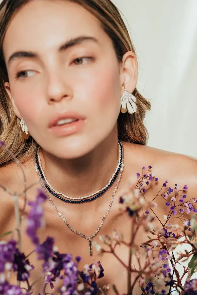 Bijoux - Collier en Perles de Pluorite - CÂPÂ JEWERLY