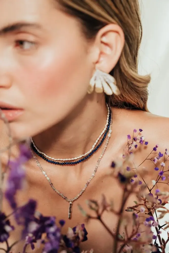 Bijoux - Collier en Perles de Pluorite - CÂPÂ JEWERLY