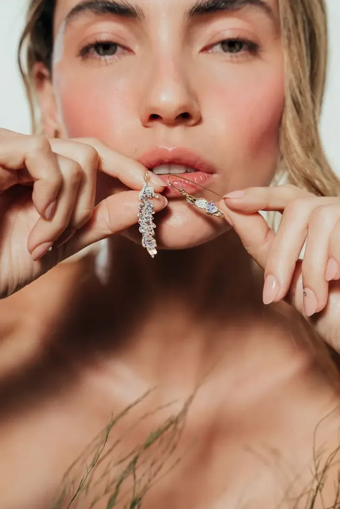 Bijoux - Boucles d'oreilles Lavande - CÂPÂ JEWERLY