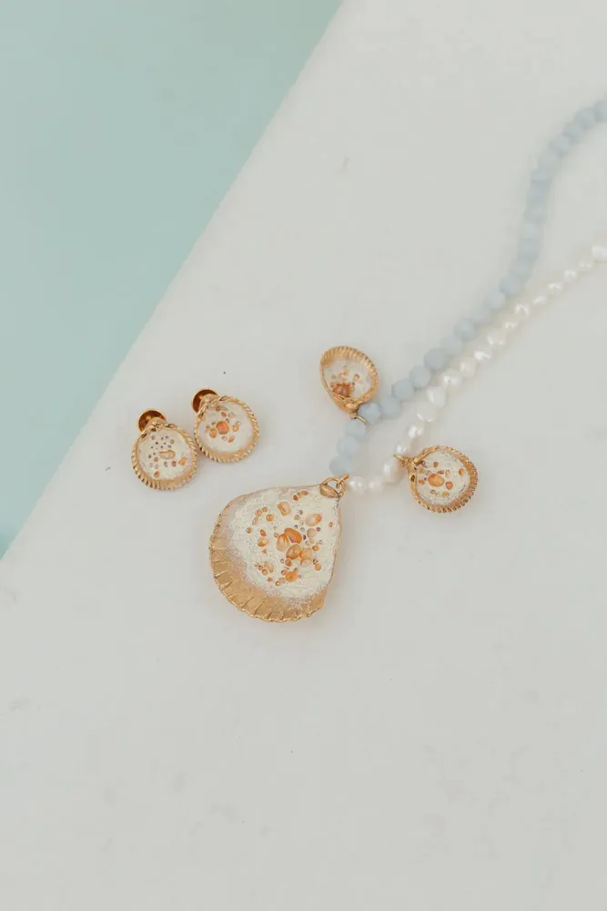 Bijoux - Boucles d'oreilles en coquillage de Floride - CÂPÂ JEWERLY