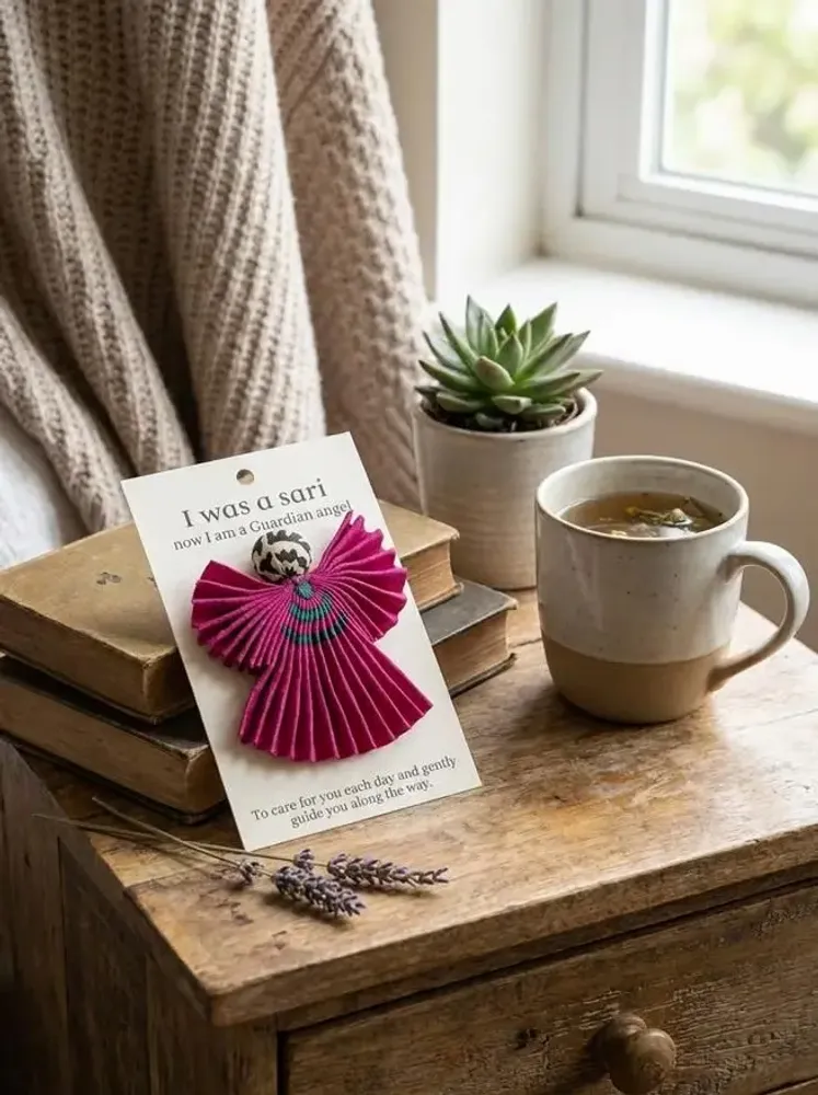 Guirlandes et boules de Noël - Décoration de Noël durable en forme d'ange gardien - I WAS A SARI