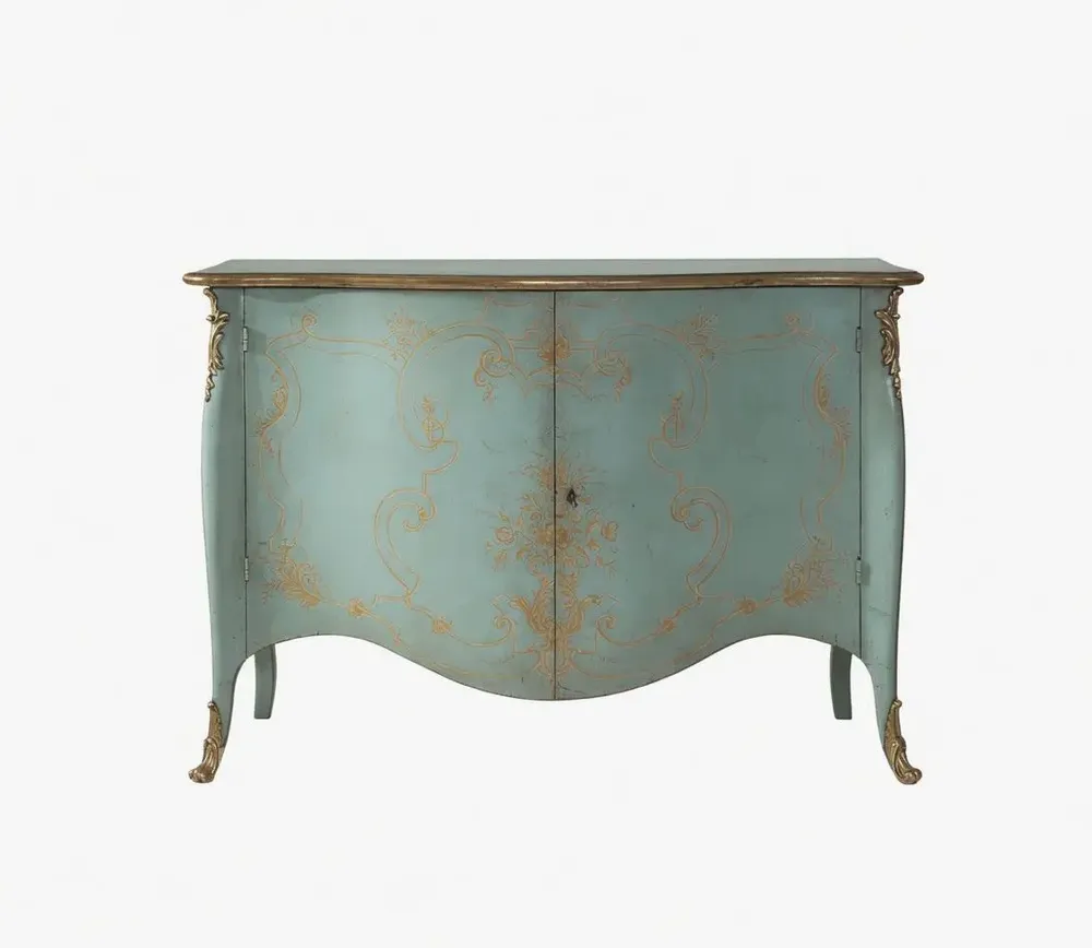 Sideboards - "Altea" Hand-decorated Sideboard - INTERIORS ITALIA