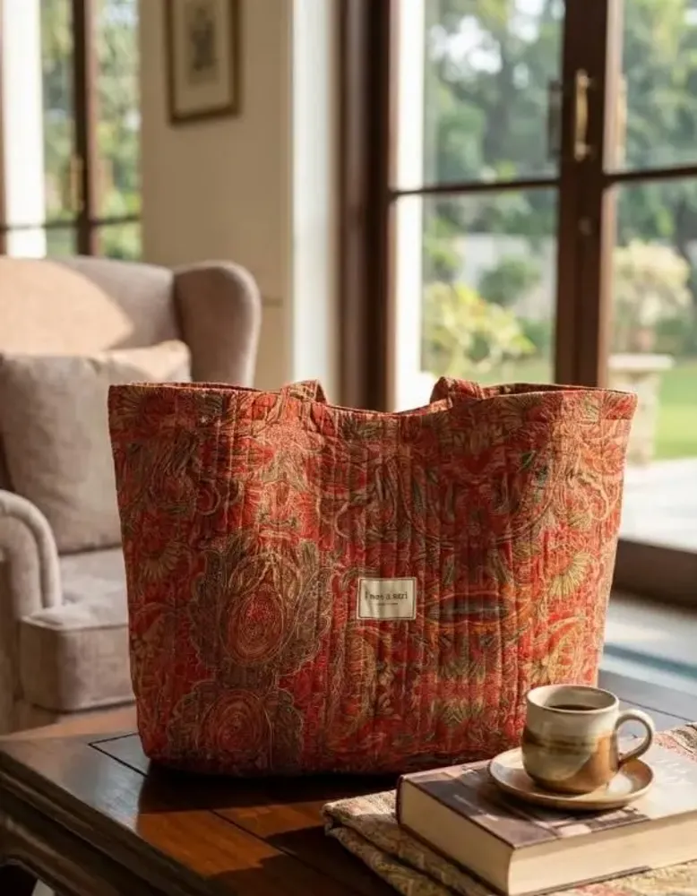 Sacs et cabas - Sac de plage en sari durable matelassé - I WAS A SARI