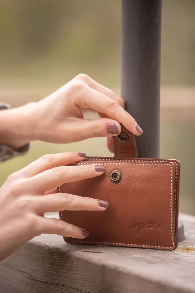 Leather goods - Cartoon card holder - PENELOPE