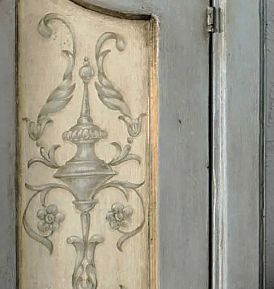 Doors - Hand Painted door with 2 wings - INTERIORS ITALIA