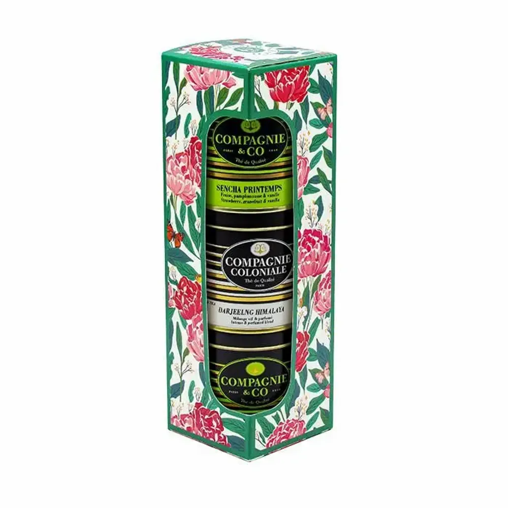Café et thé - Boîte de 3 x 30 g - Le goût des beaux jours - THÉS COMPAGNIE & CO