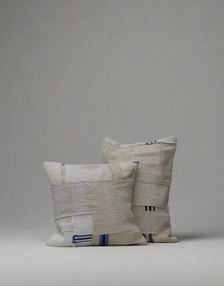 Fabric cushions - quilted pillow III. - GOVOU FABRICS