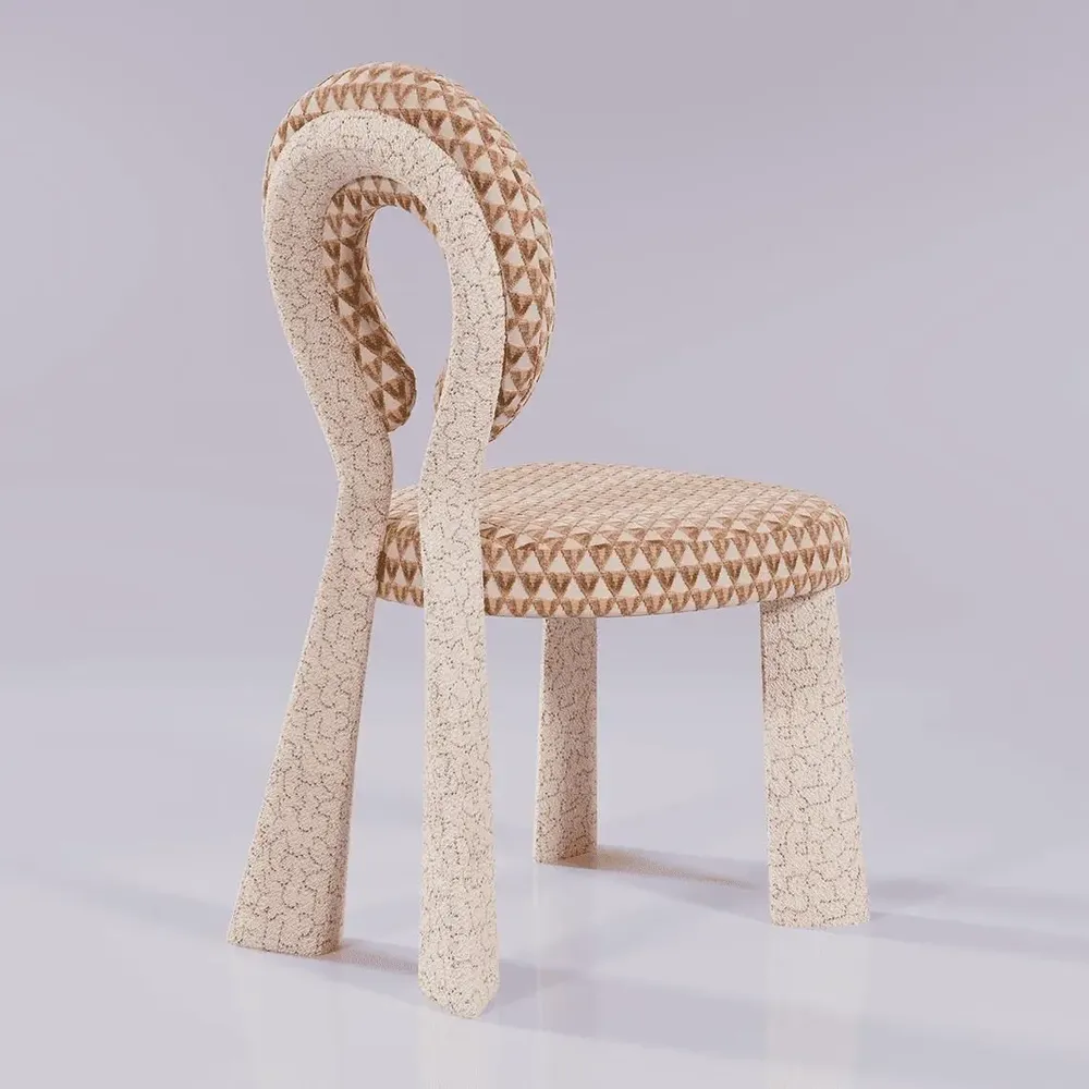 Chairs - Mary Dining Chair with Upholstered legs by Ottiu - OTTIU