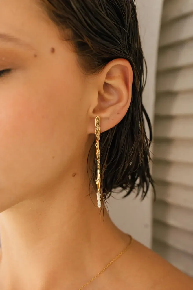 Bijoux - Boucles D'oreilles Pendantes Ocean - CÂPÂ JEWERLY