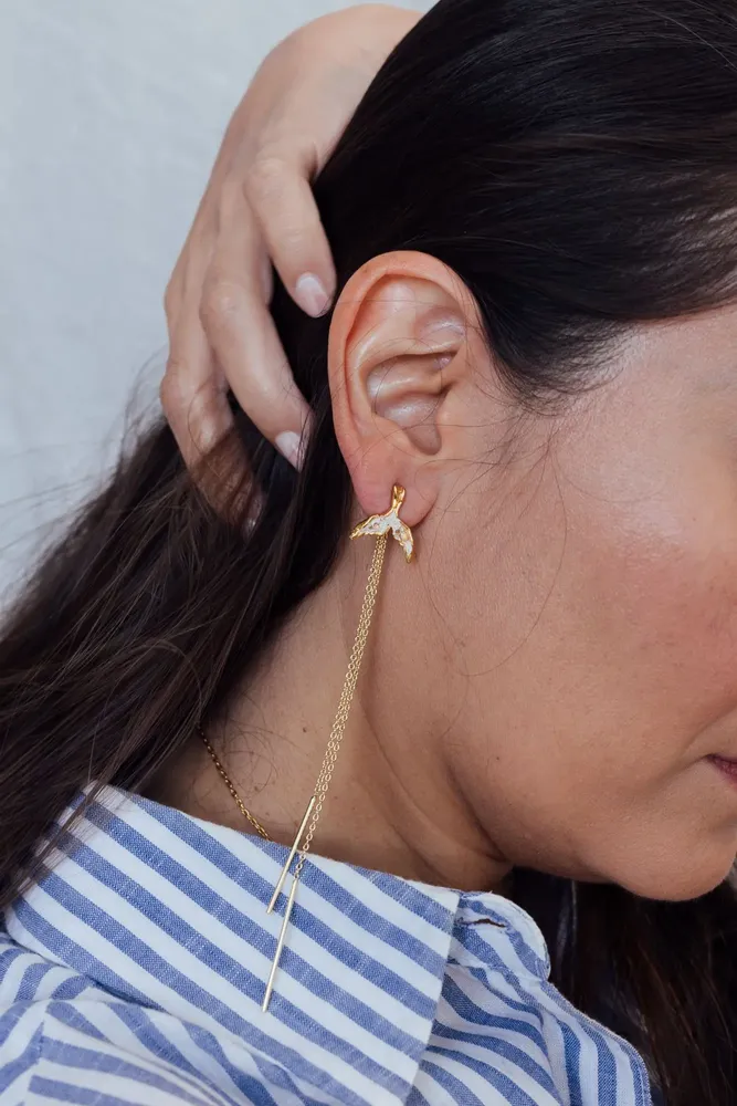 Bijoux - Boucles d'oreilles Queue de Baleine - CÂPÂ JEWERLY