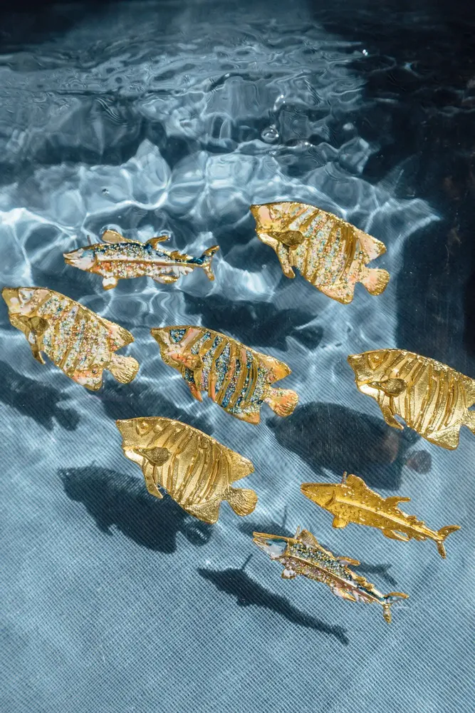 Bijoux - Boucles D'oreilles Pendantes Thon - CÂPÂ JEWERLY