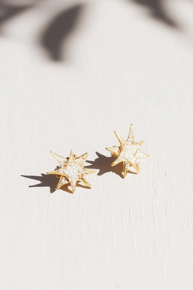 Bijoux - Boucles d'oreilles à Clous  d'étoile - CÂPÂ JEWERLY