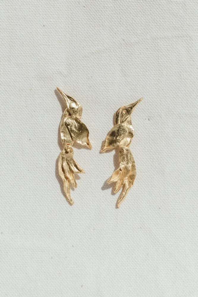 Bijoux - Boucles d'oreilles Pendantes Colibris - CÂPÂ JEWERLY