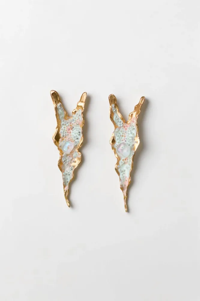 Bijoux - Boucles d'oreilles Feuilles de velours Alocasia - CÂPÂ JEWERLY