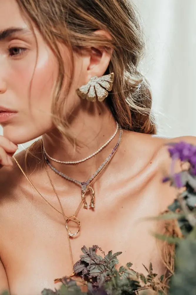 Bijoux - Collier à perles Couronne de Laurier - CÂPÂ JEWERLY