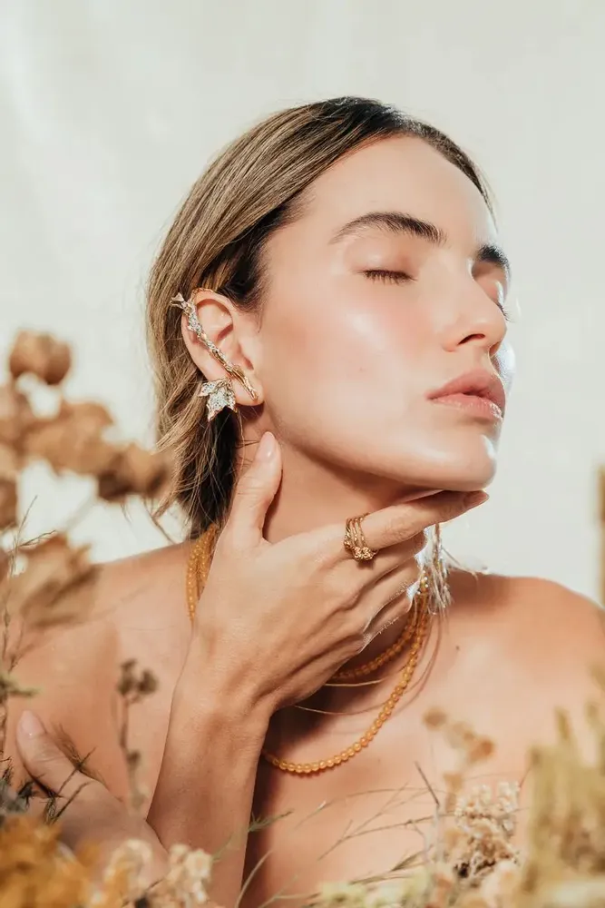 Bijoux - Boucle d'oreille Branche de Bruyère - CÂPÂ JEWERLY