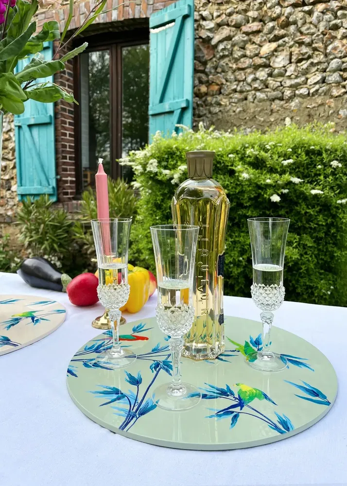 Objets de décoration - Set  ou centre de table Jardin des perroquets - PARADISIO IMAGINARIUM