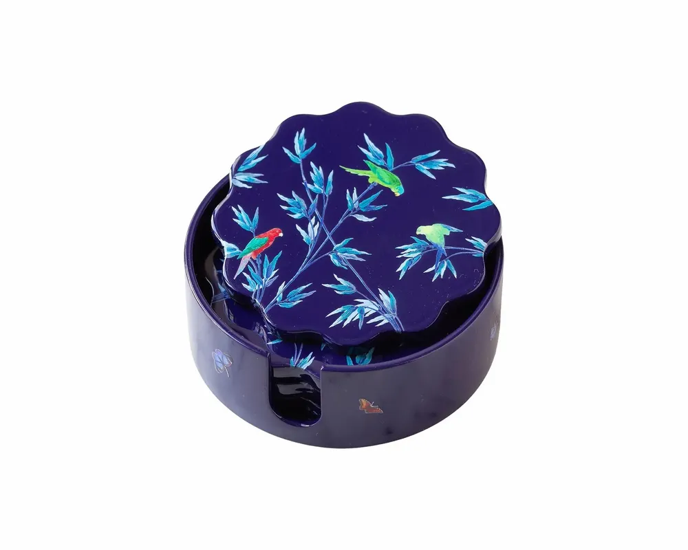 Objets de décoration - Sous verre  Jardin des perroquets - PARADISIO IMAGINARIUM