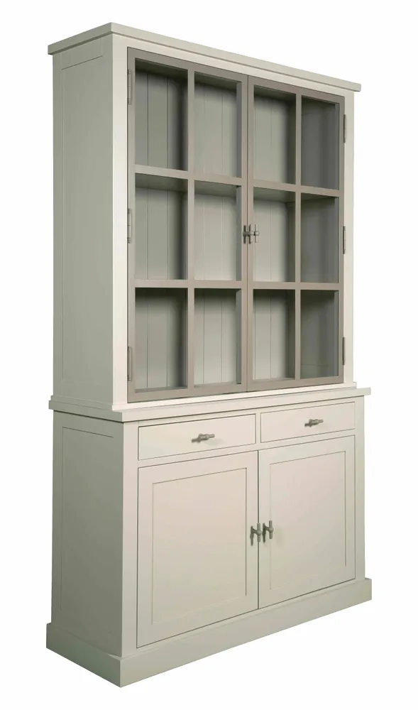 Storage boxes - Kubic Metal 2x2 doors 2 drawers showcase - XO INTERIORS