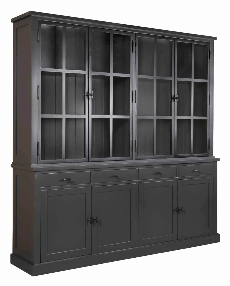 Boîtes de rangement  - Vitrine Kubic Metal 2x4 portes 4 tiroirs - XO INTERIORS