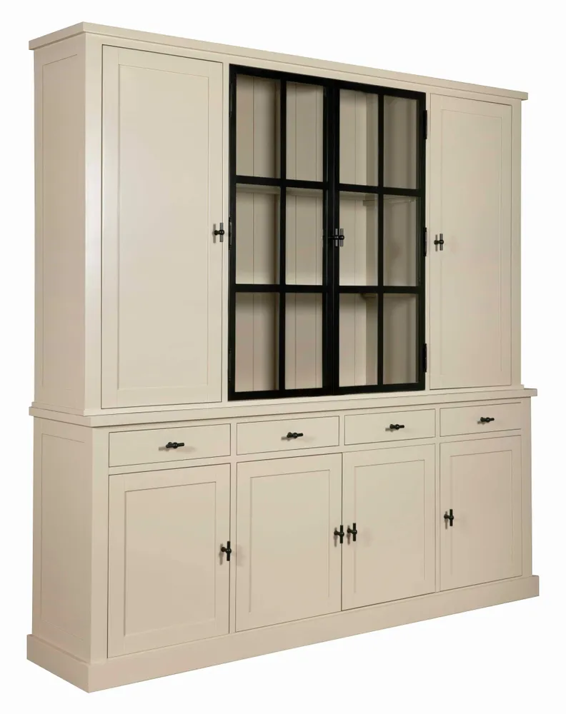 Storage boxes - Kubic Metal 2x4 door 4 drawer cabinet - XO INTERIORS