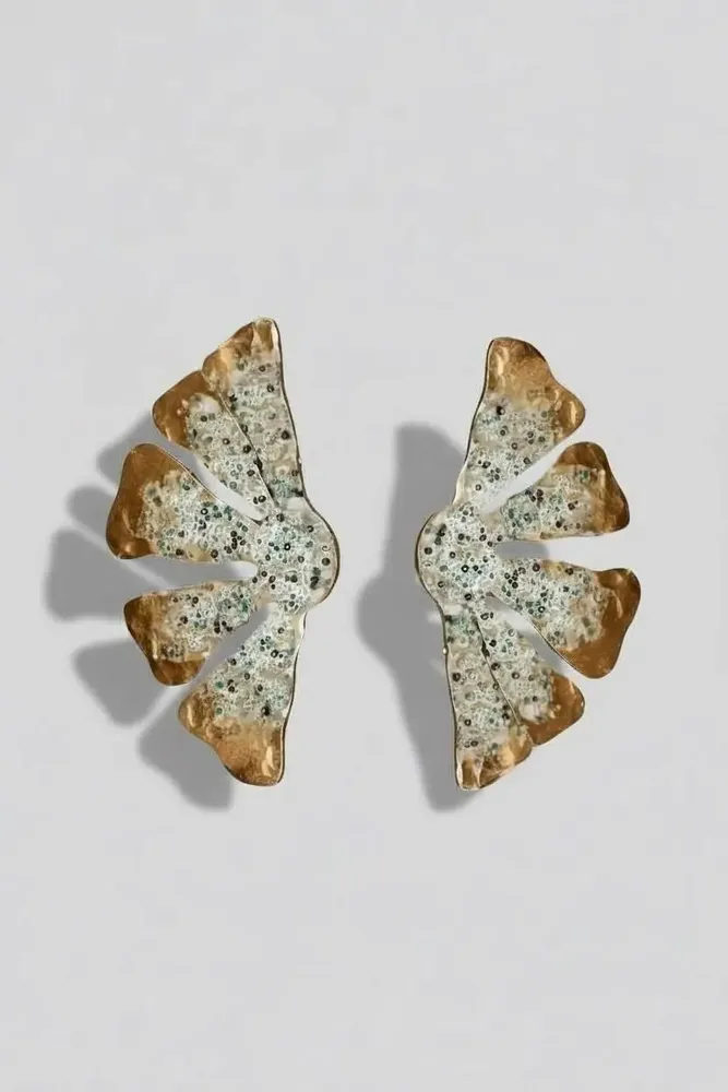 Bijoux - Boucles d'oreilles Fleur d'iris - CÂPÂ JEWERLY