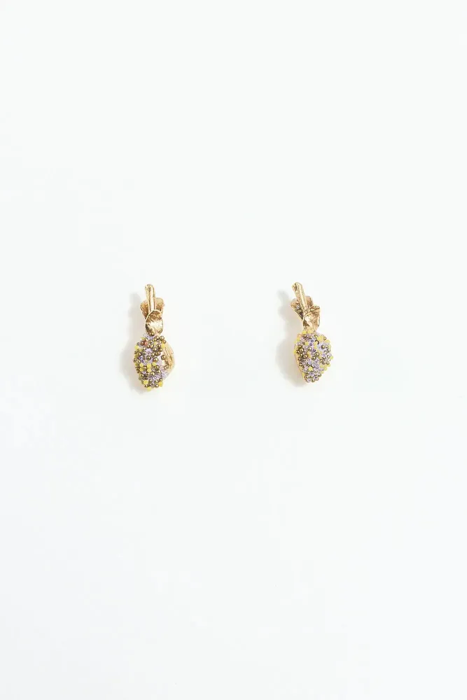 Bijoux - Boucles d'oreilles Clous Citron - CÂPÂ JEWERLY