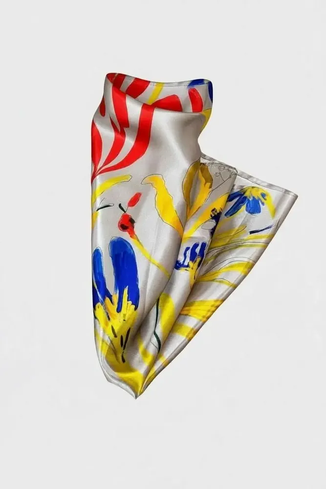 Hair accessories - Wild Provence Floral Pashmina - CÂPÂ JEWERLY