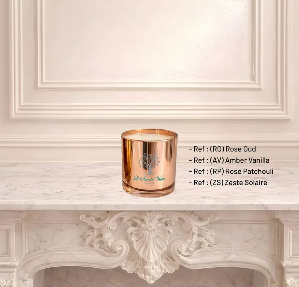Verre d'art - Signature Elite Medium, Rose Gold - - LE SAVOIR VIVRE FRANCE
