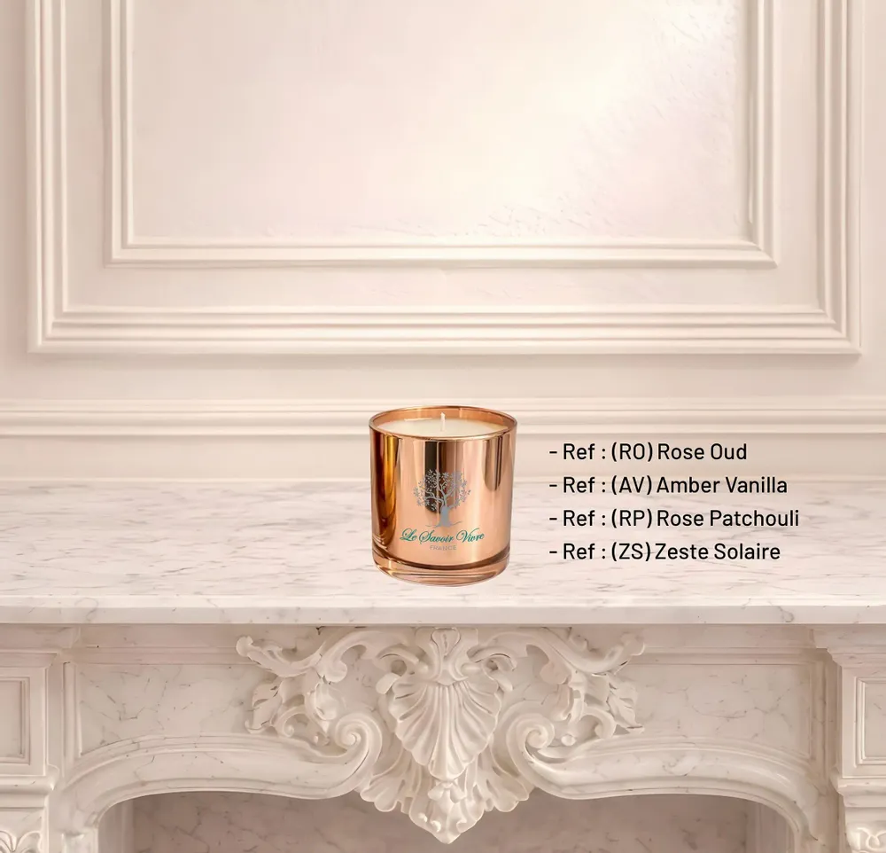 Objets de décoration - Signature  Elite Small ,  Rose Gold - LE SAVOIR VIVRE FRANCE