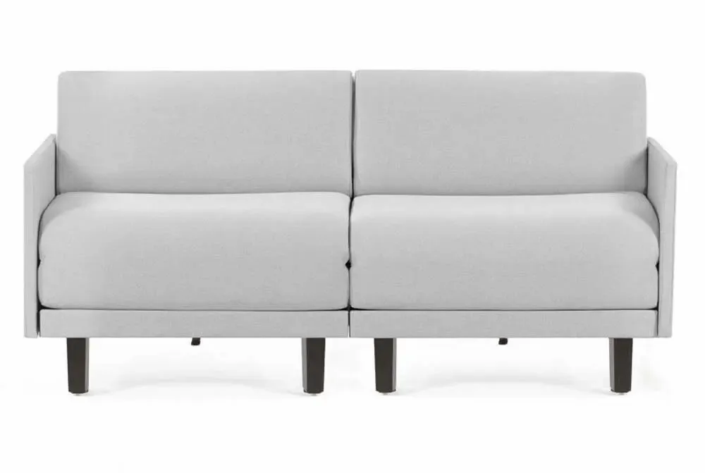 Fauteuils - Canapé lit Français 2Places ROLLER DUO 140 MEDIUM accoudoirs amovibles : Coloris - CUIR - Rouge 0841 - LIKOOLIS