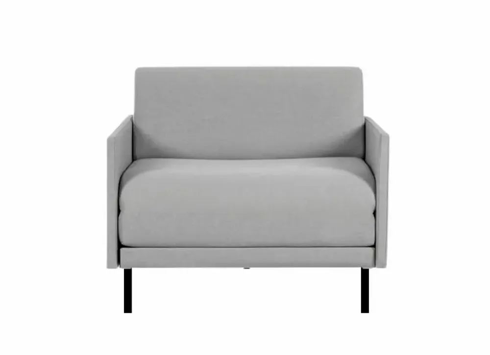 Armchairs - French 1-seater armchair bed BOSS 80 MEDIUM removable armrests : Colour - Artificial leather / LIGHT GREY - COMBI - STONE - LIKOOLIS