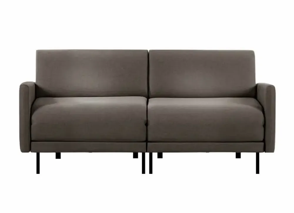 Armchairs - French 2-seater sofa bed BOSS DUO 140 LARGE removable armrests: Colour - Artificial-leather / RED - Combi - RED - LIKOOLIS