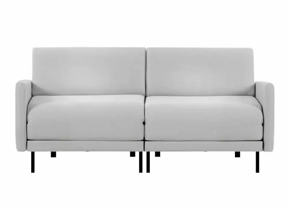 Armchairs - French sofa bed 2/3 seater BOSS DUO 160 LARGE removable armrests : Colour - Fabric / AQUAMA GREEN - Filo - Green - LIKOOLIS