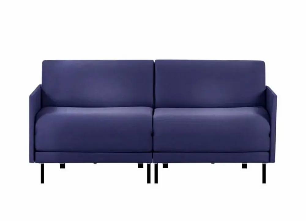 Fauteuils - Canapé lit Français 2/3 places BOSS DUO 160 MEDIUM accoudoirs amovibles : Coloris - Tissu / JAUNE MOUTARDE - Filo - Yellow - LIKOOLIS