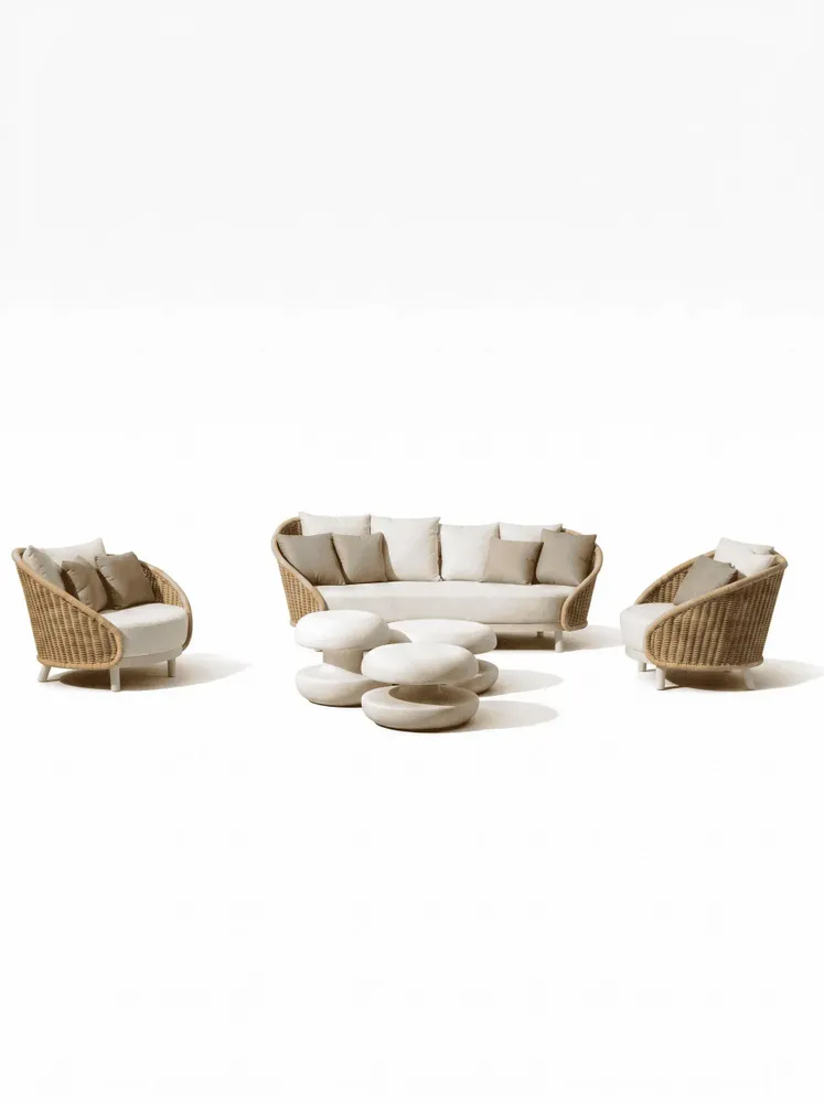 Lawn sofas   - Salon EVORA - EMPREINTE DU TEMPS