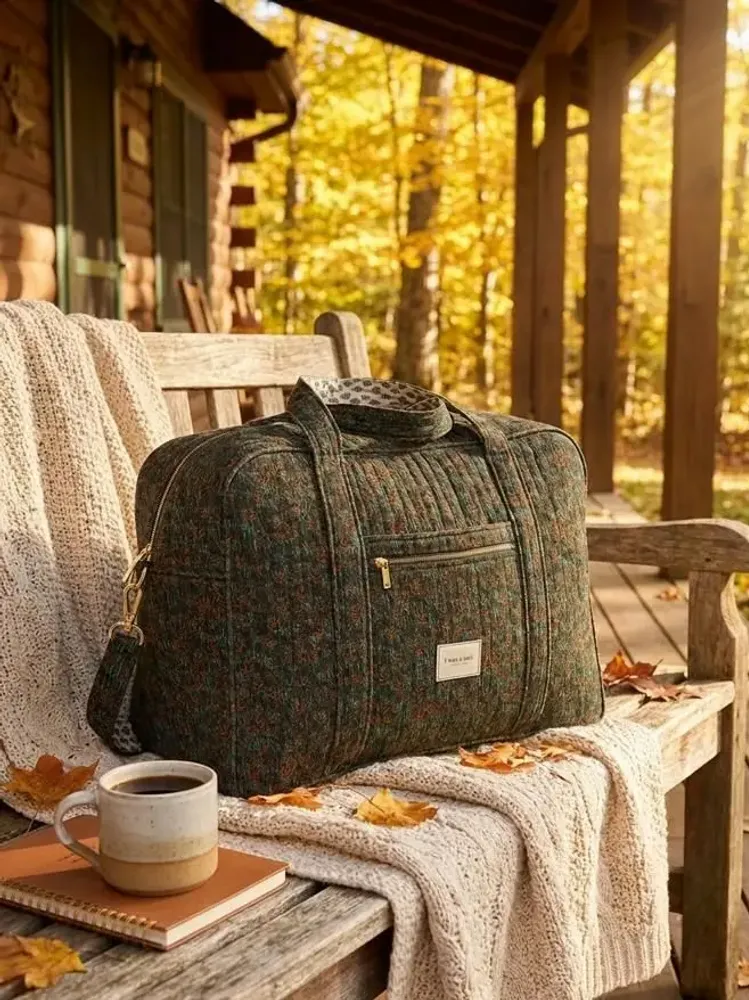 Sacs et cabas - Sac matelassé fabriqué à la main à partir de saris d'occasion - I WAS A SARI