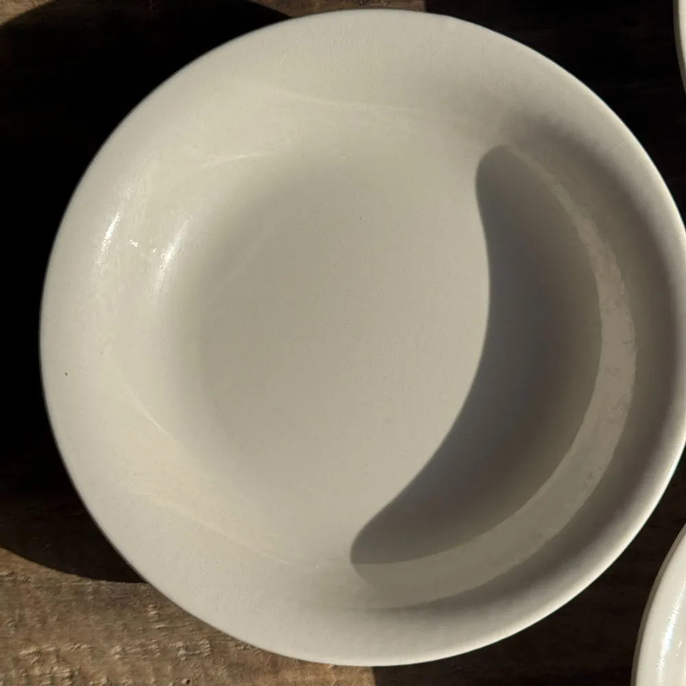 Assiettes au quotidien - Lot de 5 assiettes blanches creuses épaisses pas de marque D21,5 - OFFICE OBJETS