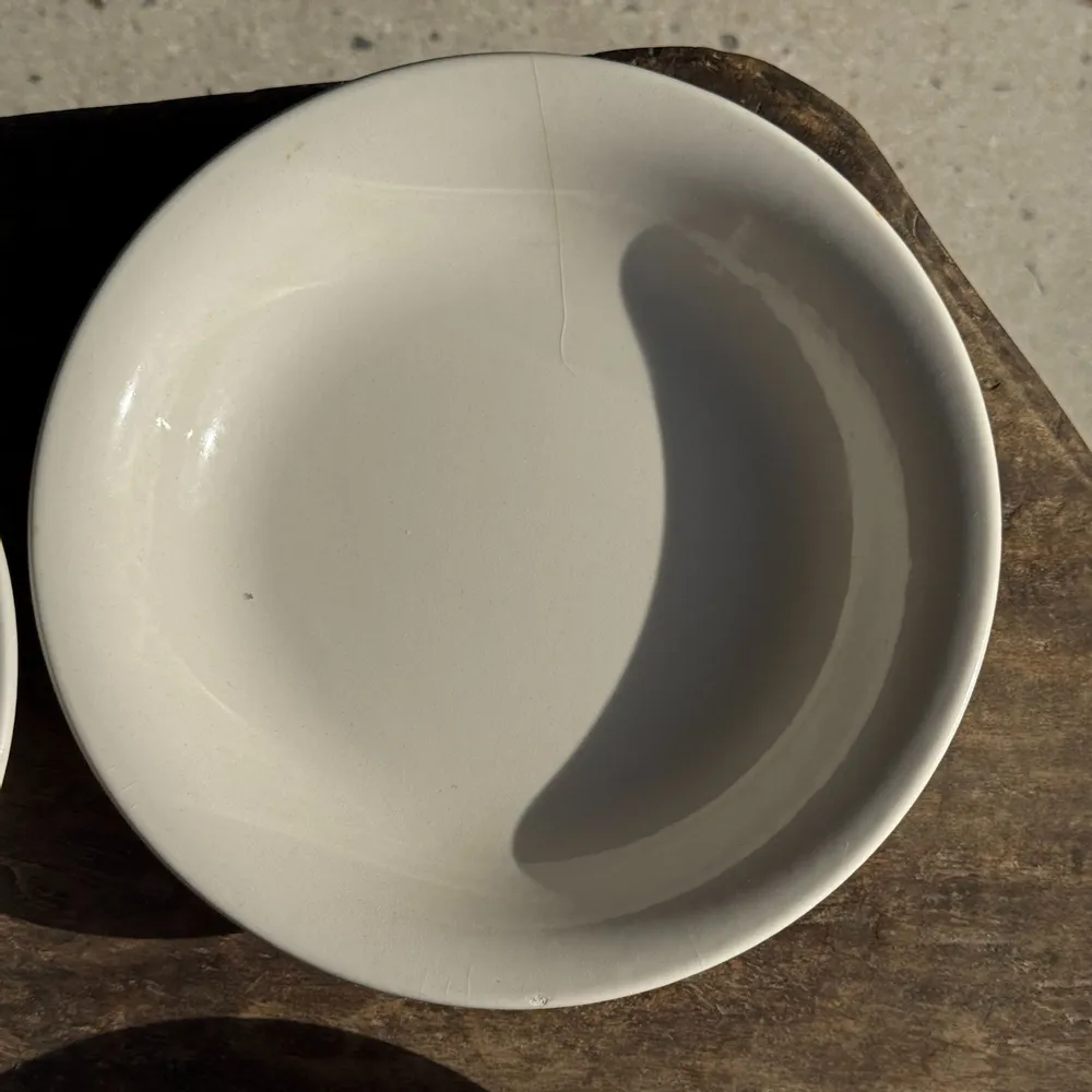 Assiettes au quotidien - Lot de 5 assiettes blanches creuses épaisses pas de marque D21,5 - OFFICE OBJETS