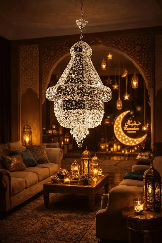 Hanging lights - Arabesque style chandelier 0985 - CRISTALUX  LIGHTING DESIGN