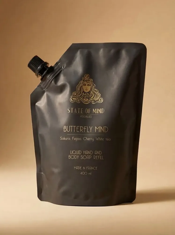 Savons - Recharge Savon Liquide parfumé  Butterfly Mind - STATE OF MIND